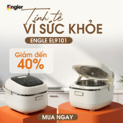Nồi cơm điện tách đường Engler Đức EL9101 Dung Tích 1.5L- Nồi Cơm Điện Tử Đa Năng Dễ Thao Tác Tốt Sức Khỏe